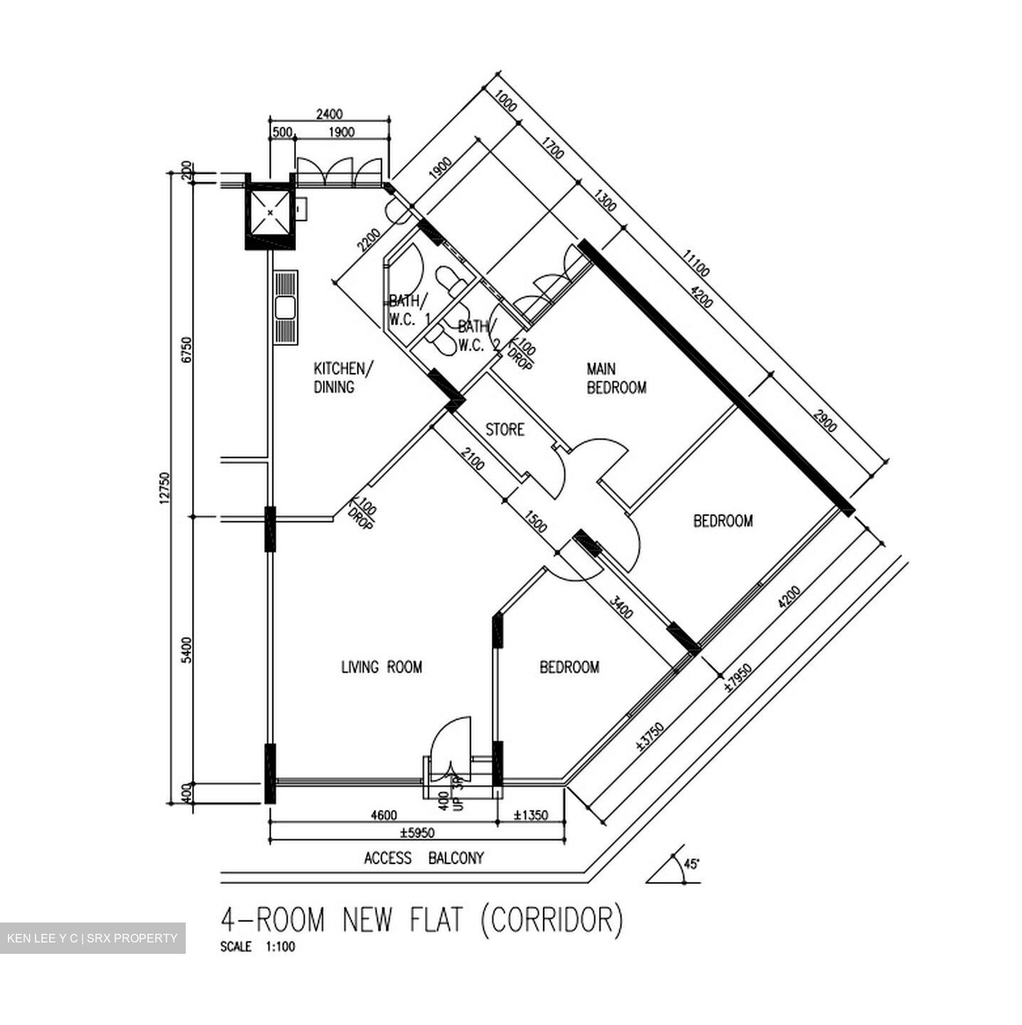Blk 301 Serangoon Avenue 2 (Serangoon), HDB 4 Rooms #481125051